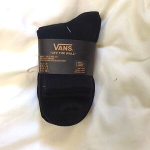 Black Vans 3 pack. Women's size 6.5-10